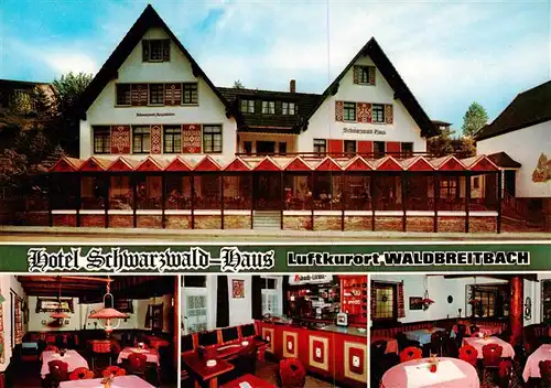 AK / Ansichtskarte  Waldbreitbach_Wied Hotel Schwarzwald Haus Gastraeume Waldbreitbach Wied