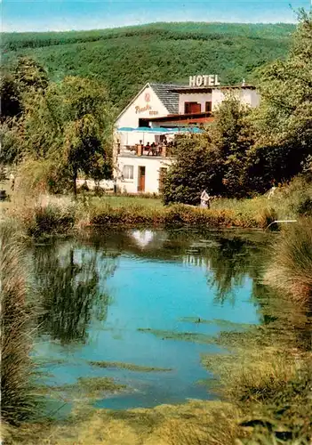 AK / Ansichtskarte  Neuweilnau_Weilrod Erbismuehle Hotel Gasthof Cafe Weiher 