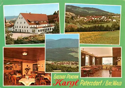 AK / Ansichtskarte 73875443 Patersdorf Gasthof Pension Kargl Gastraeume Panorama Patersdorf