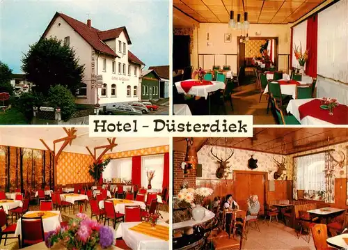 AK / Ansichtskarte 73875457 Derental Hotel Duesterdiek Gastraeume Derental