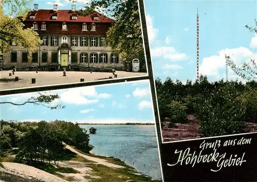 AK / Ansichtskarte  Hoehbeck_Elbe Schloss Strandpartie Sendemast 