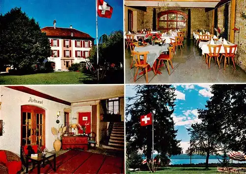 AK / Ansichtskarte  Onnens_VD Hotel Bellevue au Lac de Neuchatel Interieur Onnens_VD