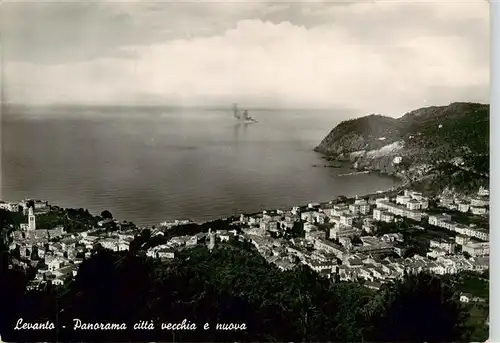 AK / Ansichtskarte  Levanto_La_Spezia_Liguria_IT Panorama citta vecchia e nuova 