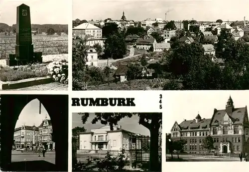 AK / Ansichtskarte 73875528 Rumburk_Rumburg_CZ Monument Panorama Teilansichten 