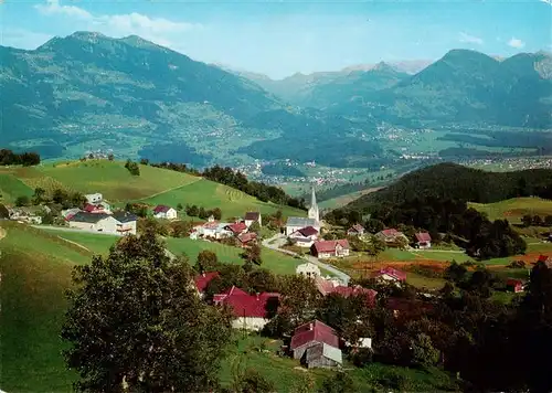 AK / Ansichtskarte  Gurtis_Nenzing_Vorarlberg_AT mit Blick in den Walgau 