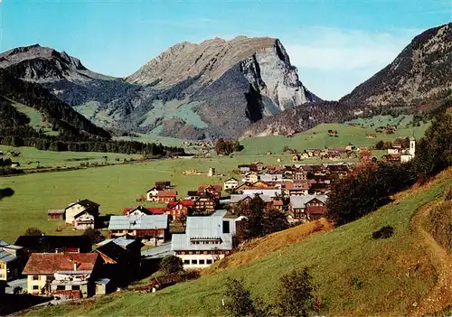 AK / Ansichtskarte  Schoppernau_Vorarlberg Panorama mit Kansifluh Schoppernau Vorarlberg