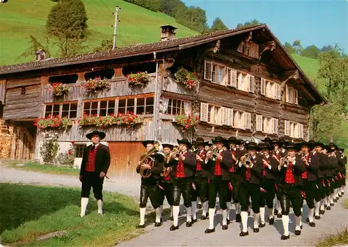 AK / Ansichtskarte  Schwarzenberg_Vorarlberg Musikverein Schwarzenberg Schwarzenberg Vorarlberg