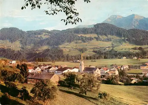 AK / Ansichtskarte  Lingenau_Vorarlberg Panorama mit Winterstaude Lingenau Vorarlberg