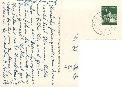 AK / Ansichtskarte  Breuna Rathaus Pension Pilger Sauerbrunnen Kugelsburg Schwimmbad Schutzhuette Ehrenmal Schule Heldenfriedhof Breuna