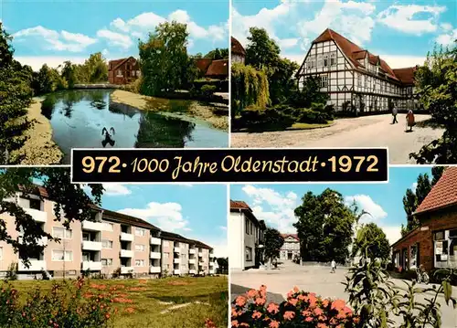 AK / Ansichtskarte 73875615 Oldenstadt Gondelteich Siedlung Fachwerkhaus Oldenstadt