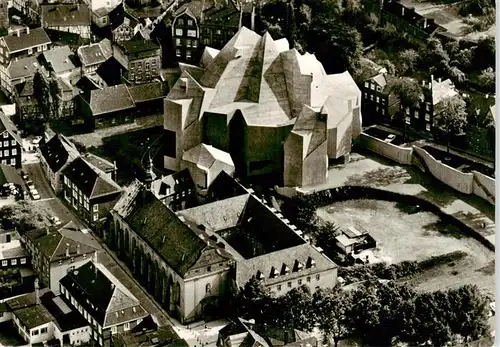 AK / Ansichtskarte  Neviges_Velbert Neue Wallfahrtskirche Fliegeraufnahme Neviges Velbert