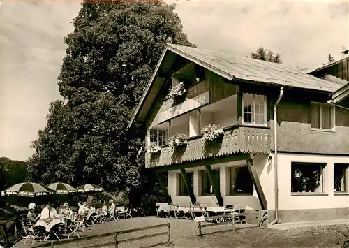 AK / Ansichtskarte  Oberstdorf Cafe Alpenrose Oberstdorf