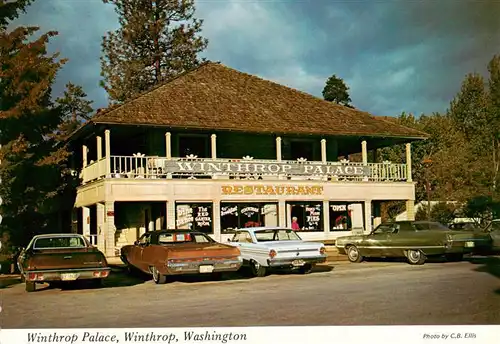 AK / Ansichtskarte  Winthrop_Washington_USA Winthrop Palace Restaurant 