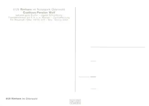 AK / Ansichtskarte  Rimhorn Panorama Rimhorn