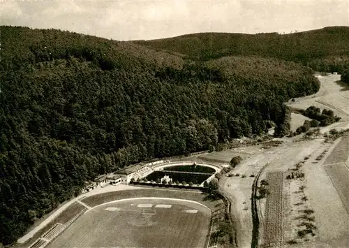 AK / Ansichtskarte  Michelstadt Stadion mit Blick zum Bundeslagerplatz des CVJM  Michelstadt