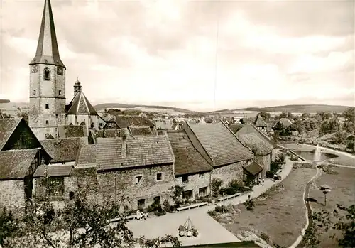 AK / Ansichtskarte 73875767 Michelstadt Stadtgarten Kirche Michelstadt