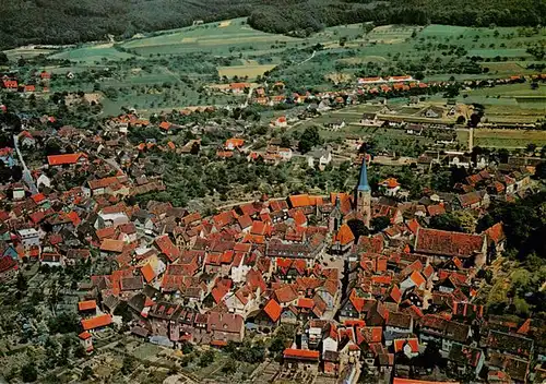 AK / Ansichtskarte  Michelstadt Fliegeraufnahme Michelstadt