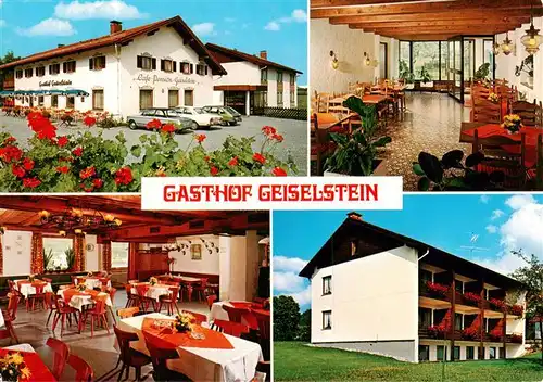 AK / Ansichtskarte  Buching Gasthof Geiselstein Gastraeume Buching