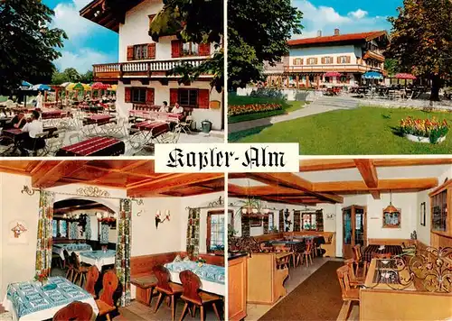 AK / Ansichtskarte 73875799 Schaftlach Cafe Kapleralm Terrasse Gastraeume Park Schaftlach