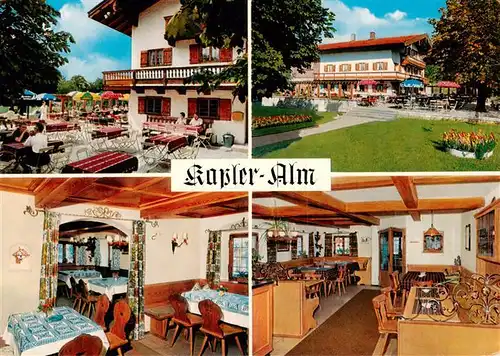 AK / Ansichtskarte  Schaftlach Cafe Kapleralm Terrasse Gastraeume Park Schaftlach