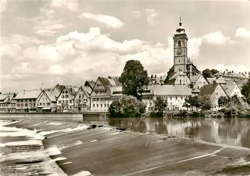 AK / Ansichtskarte  Nuertingen Neckarpartie Nuertingen