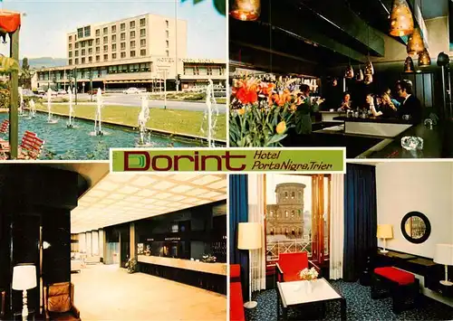 AK / Ansichtskarte 73875806 Trier Dorint Hotel Porta Nigra Gastraum Rezeption Zimmer Trier