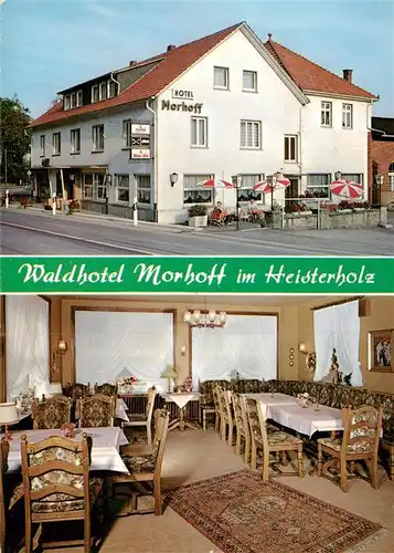 AK / Ansichtskarte 73875846 Petershagen_Weser Waldhotel Morhoff im Heisterholz Gaststube Petershagen Weser