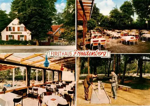 AK / Ansichtskarte  Altschermbeck Forsthaus Freudenberg Gartenterrasse Minigolf Altschermbeck