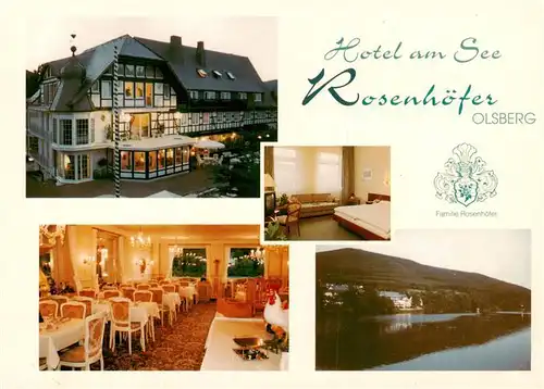 AK / Ansichtskarte 73875887 Olsberg_Sauerland Hotel am See Rosenhoefer Restaurant Olsberg_Sauerland