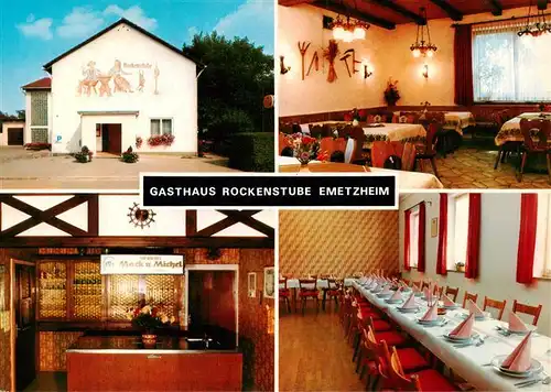 AK / Ansichtskarte  Emetzheim Gasthaus zur Rockenstube Restaurant Emetzheim