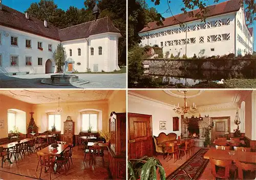 AK / Ansichtskarte  Muellheim_Steckborn_TG Gasthaus Schloss Klingenberg Gastraeume 