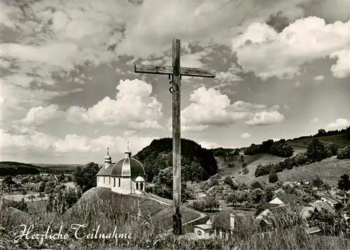 AK / Ansichtskarte  Oberwangen_TG Panorama Kirche Kreuz Oberwangen TG