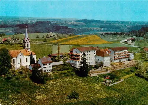 AK / Ansichtskarte  St_Pelagiberg_TG Kurhaus Marienburg Fliegeraufnahme mit Kirche 