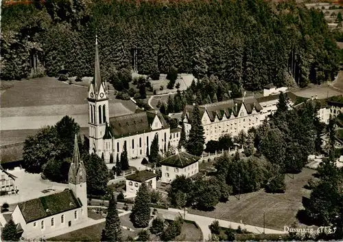 AK / Ansichtskarte  Dussnang_TG Fliegeraufnahme mit Kirche 