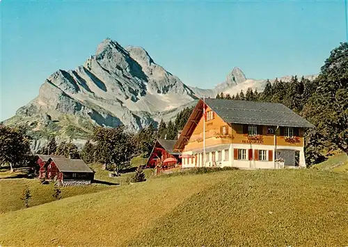 AK / Ansichtskarte  Braunwald_GL Hotel Pension Ahorn Braunwald GL