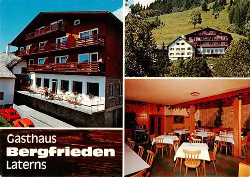 AK / Ansichtskarte  Laterns_Vorarlberg_AT Gasthaus Bergfrieden Gaststube Terrasse 