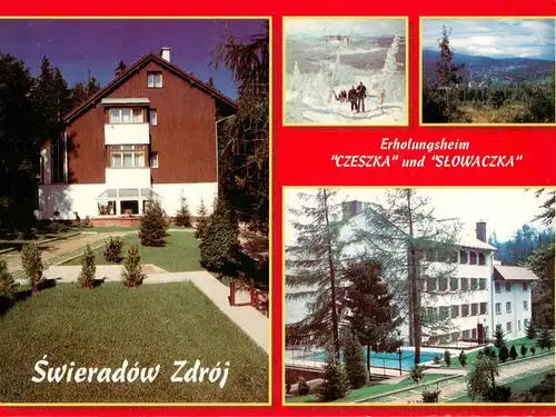 AK / Ansichtskarte 73876007 Swieradow_Zdroj_Bad_Flinsberg_PL Erholungsheim Czeszka und Slowaczka 
