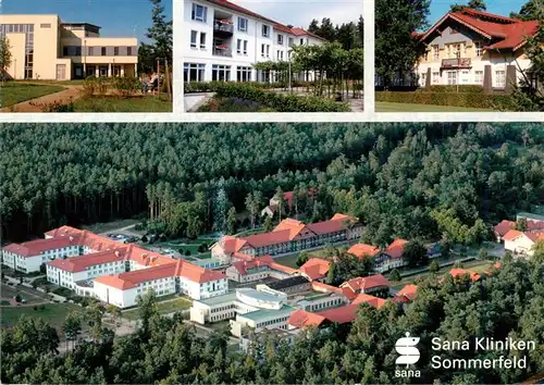 AK / Ansichtskarte  Sommerfeld_Kremmen Sana Kliniken Sommerfeld Hellmuth Ulrici Kliniken Fliegeraufnahme Sommerfeld Kremmen