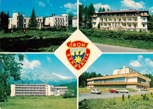 AK / Ansichtskarte  Vysoke_Tatry_SK Zotavovna ROH Javorina Volga Uran Morava 