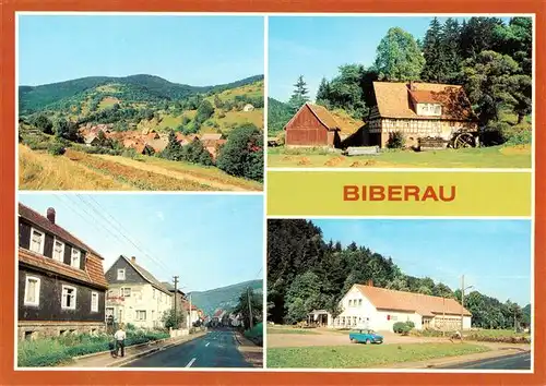 AK / Ansichtskarte  Biberau uebersicht Rote Muehle im Ortsteil Tellerhammer Teilansicht FDGB Erholungsheim Robert Stamm Biberau