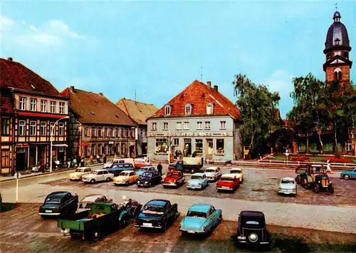 AK / Ansichtskarte  Waren_Mueritz Markt Waren Mueritz