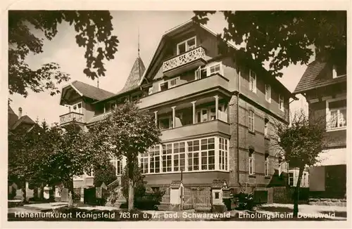 AK / Ansichtskarte 73876131 Koenigsfeld_Schwarzwald Erholungsheim Doniswald Koenigsfeld Schwarzwald