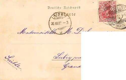 AK / Ansichtskarte  Frankfurt_Main Palmengarten Fontaene Deutsche Reichspost Frankfurt Main