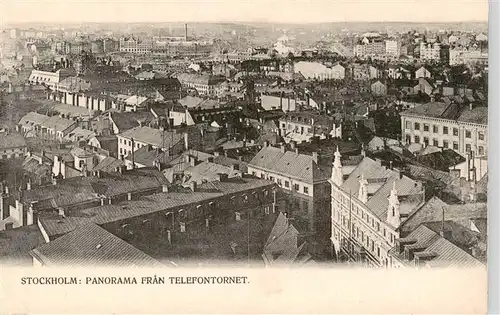AK / Ansichtskarte 73876182 Stockholm Panorama fran Telefontornet Stockholm