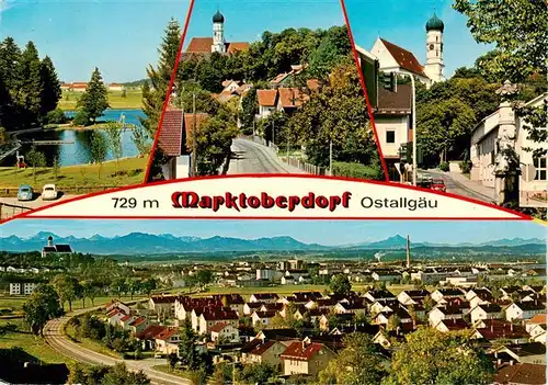 AK / Ansichtskarte  Marktoberdorf See Ortspartien Panorama Marktoberdorf