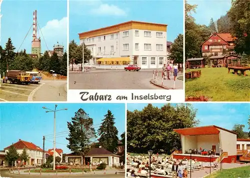 AK / Ansichtskarte  Tabarz_Bad_Tabarz Grosser Inselsberg Hotel Tabarzer Hof Waldgaststaette Massermuehle An der Milchbar Kurpark Winkelhof 