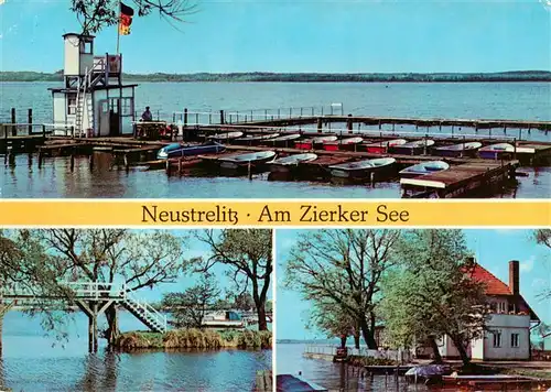 AK / Ansichtskarte  Neustrelitz Am Zierker See Teilansichten Neustrelitz