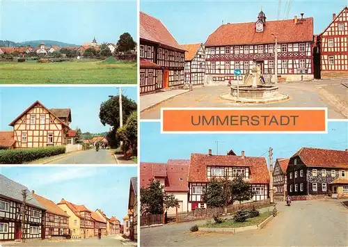 AK / Ansichtskarte  Ummerstadt Panorama Marktplatz Fachwerkhaeuser Ummerstadt