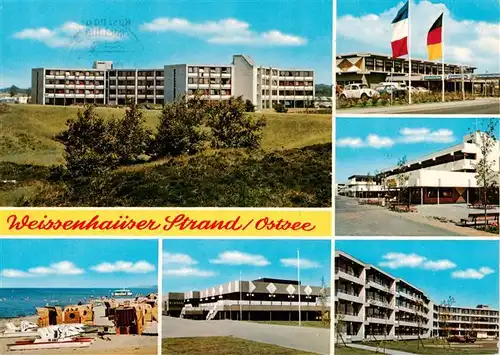AK / Ansichtskarte 73876222 Weissenhaeuser_Strand Strand Promenade Strandhotels Weissenhaeuser_Strand