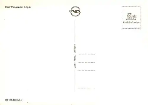 AK / Ansichtskarte  Wangen_Allgaeu Ravensburger Tor Rathaus Lindauer Tor Martinstorplatz Haus Braun Wangen Allgaeu